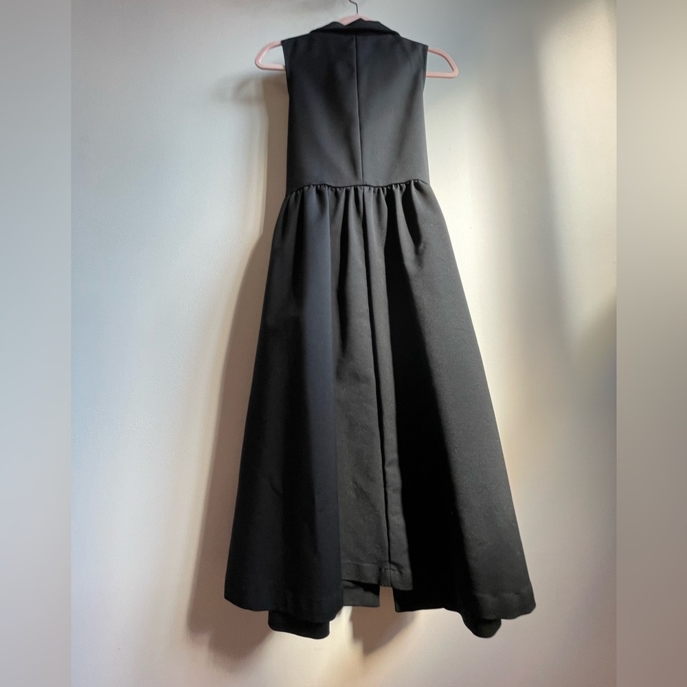Donna Karen Sculpture Garden Black Dress Size 10 - Picture 11 of 14